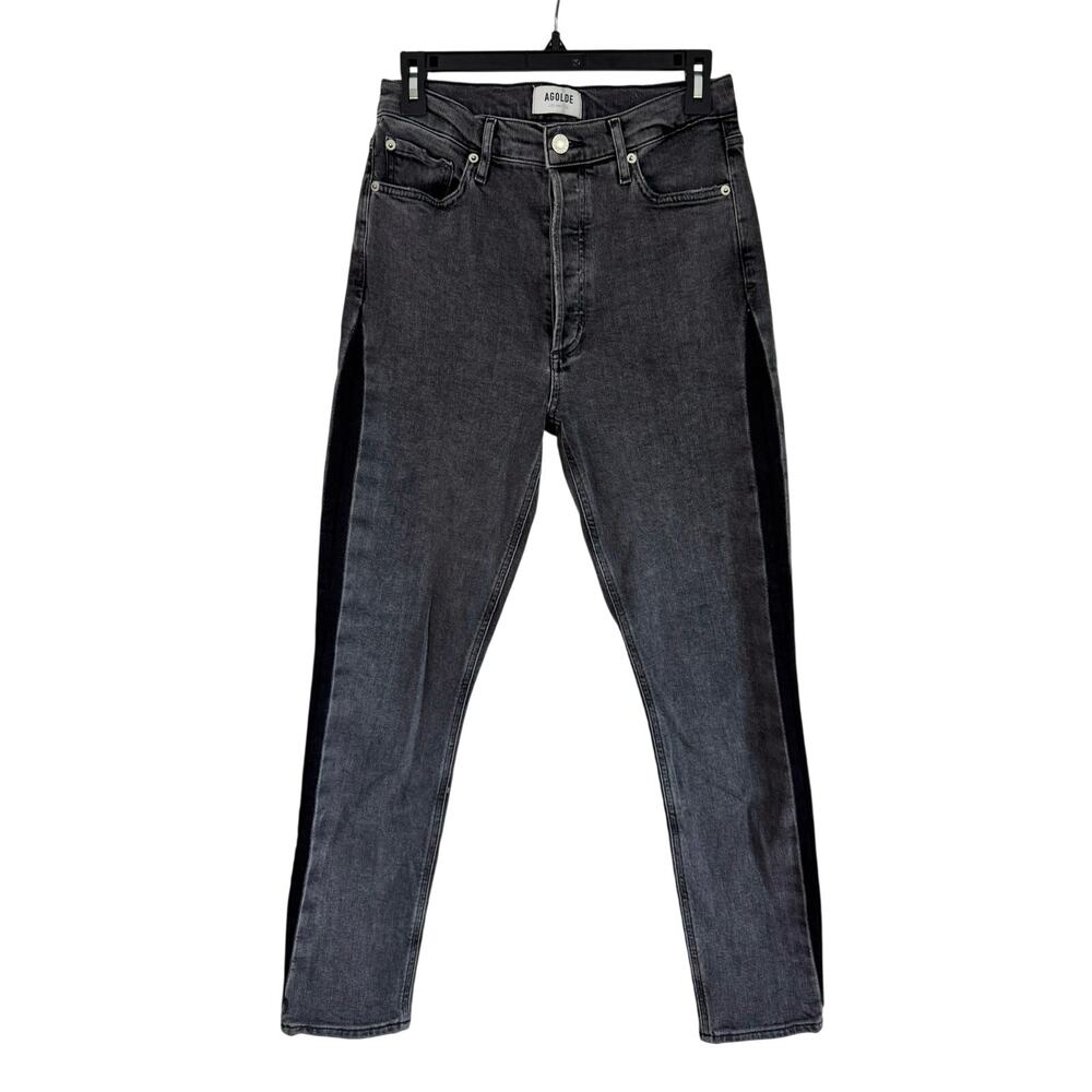 Agolde Nico High Rise Straight Jean Graphite 28
